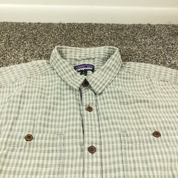 Patagonia | Shirts | Patagonia Back Step Shirt Hemp Blend Gingham
